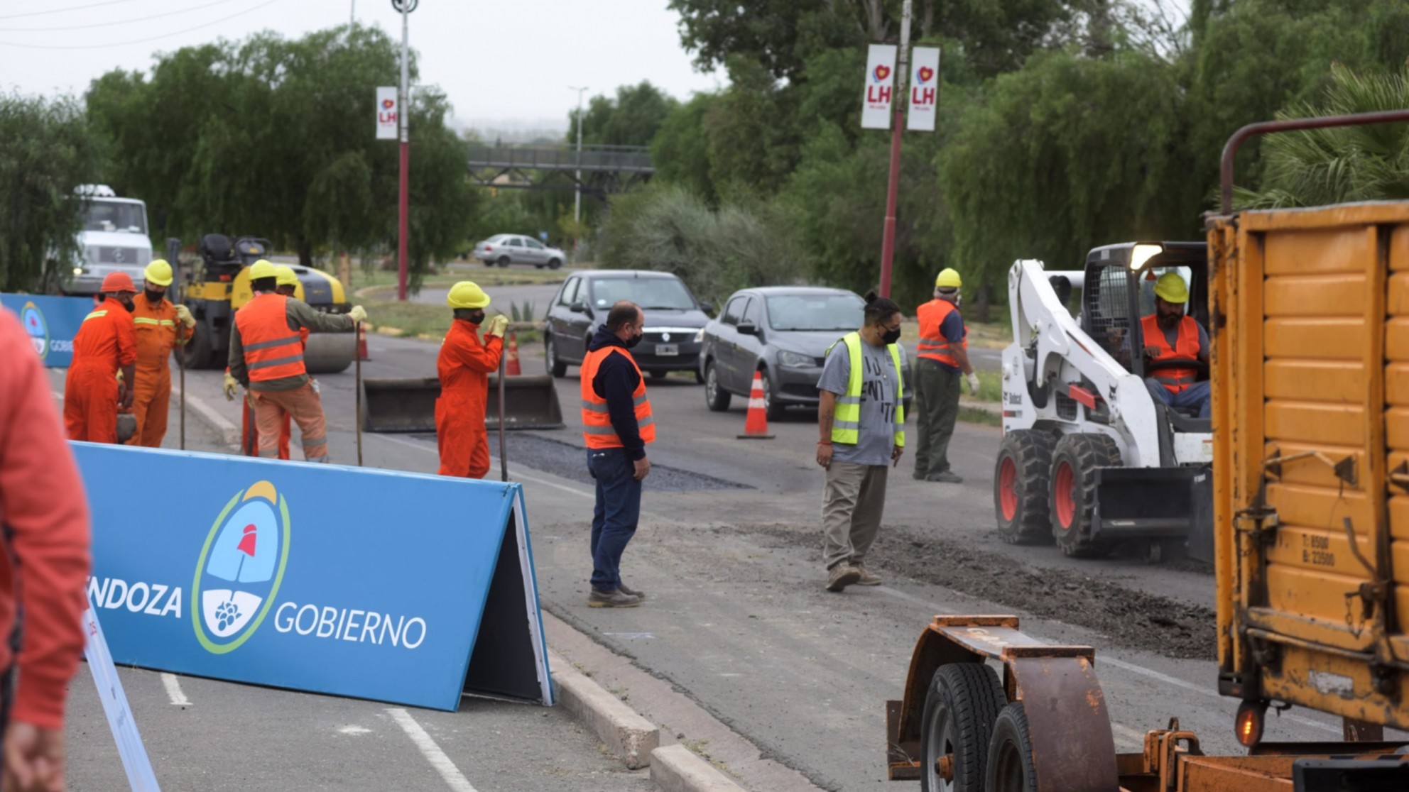 Comienza la repavimentación de la avenida Regalado Olguín sin desvío vehicular